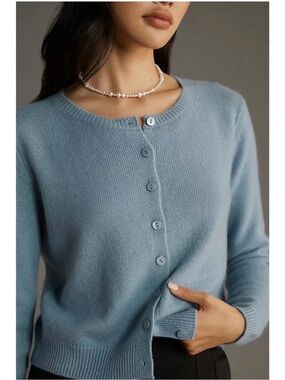 Reformation Clara Cashmere Crew Cardigan